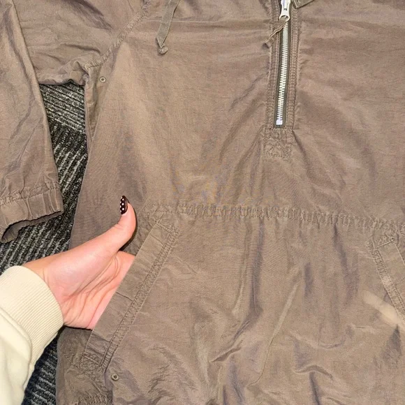 Columbia Light Brown 1/4 Zip Jacket Small - Picture 4 of 11